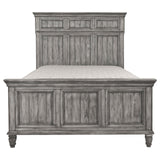 Avenue California King Panel Bed Gray