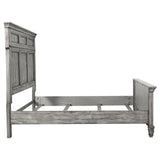 Avenue California King Panel Bed Gray