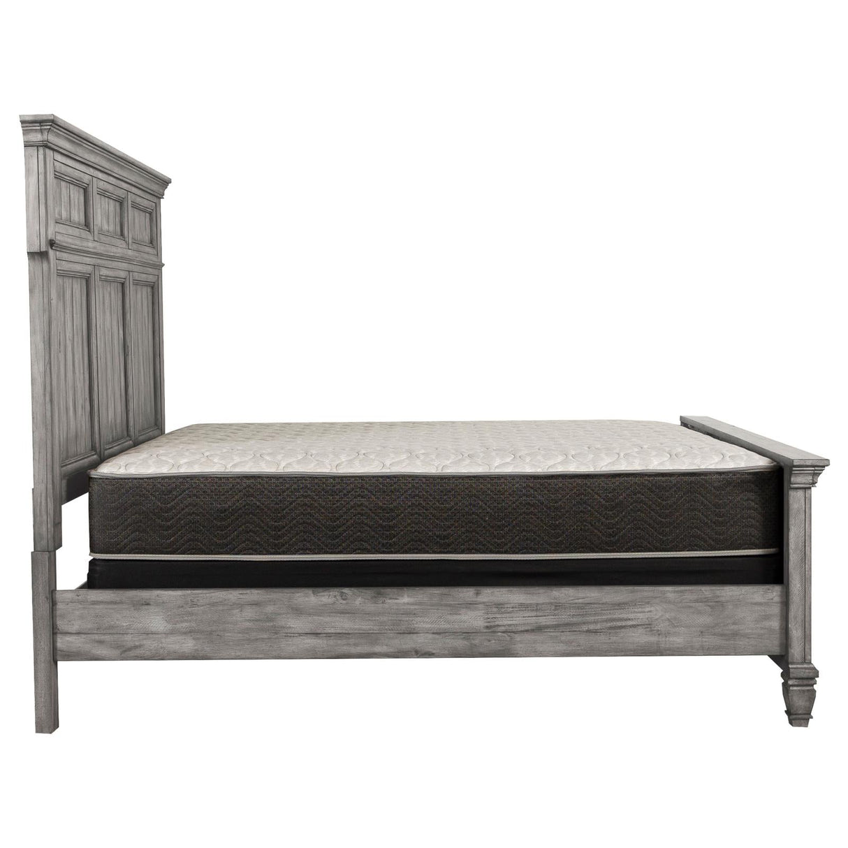 Avenue California King Panel Bed Gray