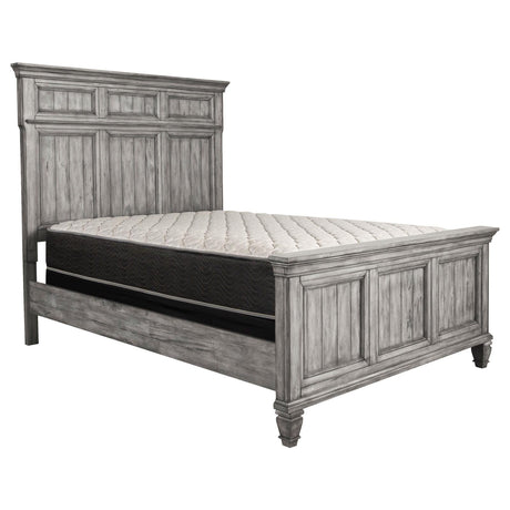 Avenue Eastern King Panel Bed Gray