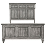 Avenue Eastern King Panel Bed Gray