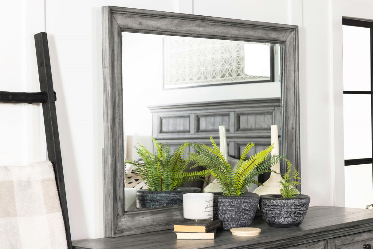 Avenue Gray Rectangular Dresser Mirror