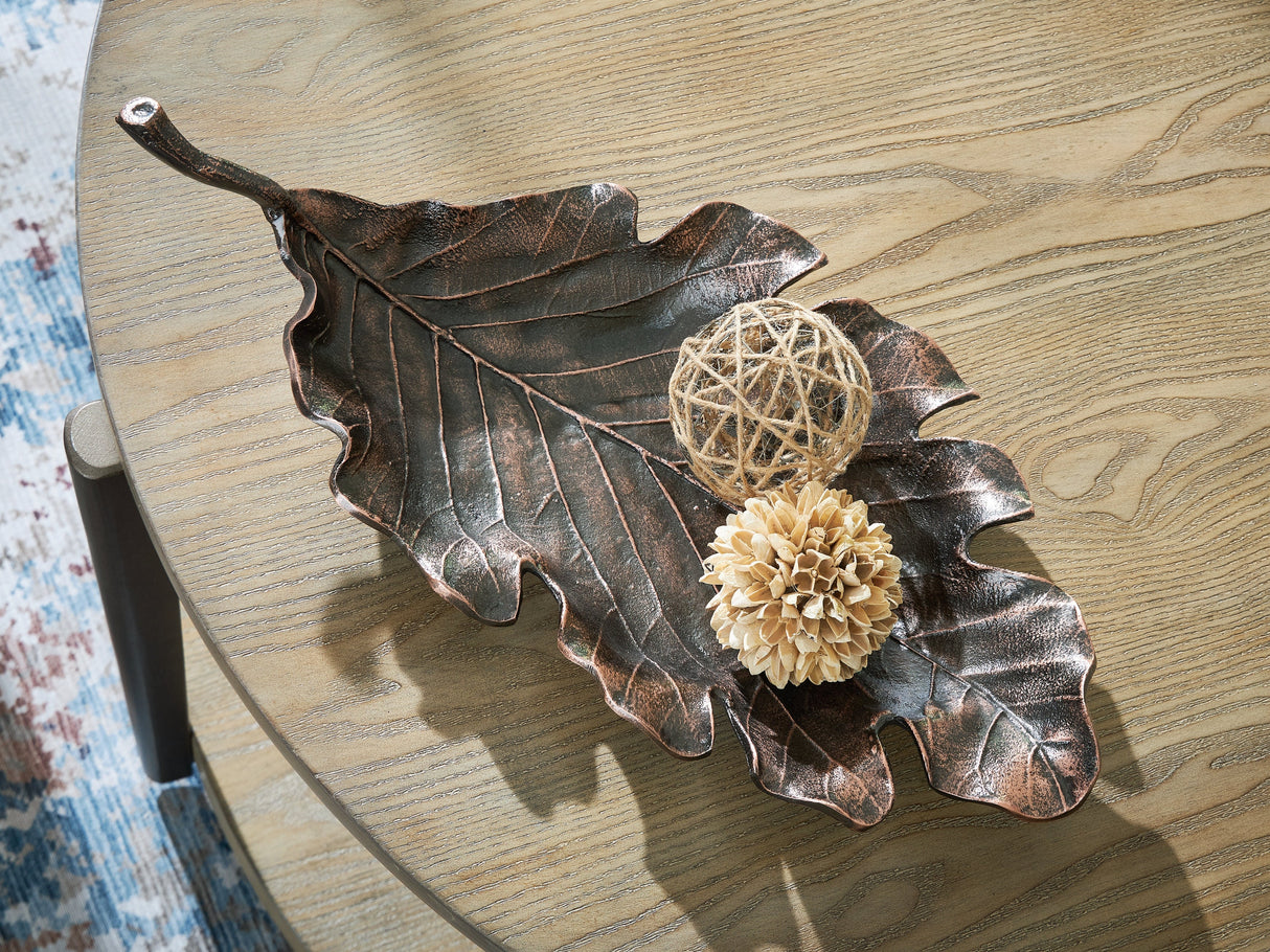 Avermund Antique Copper Finish Sculpture by ASHLEY FURNITURE at Eve Furniture