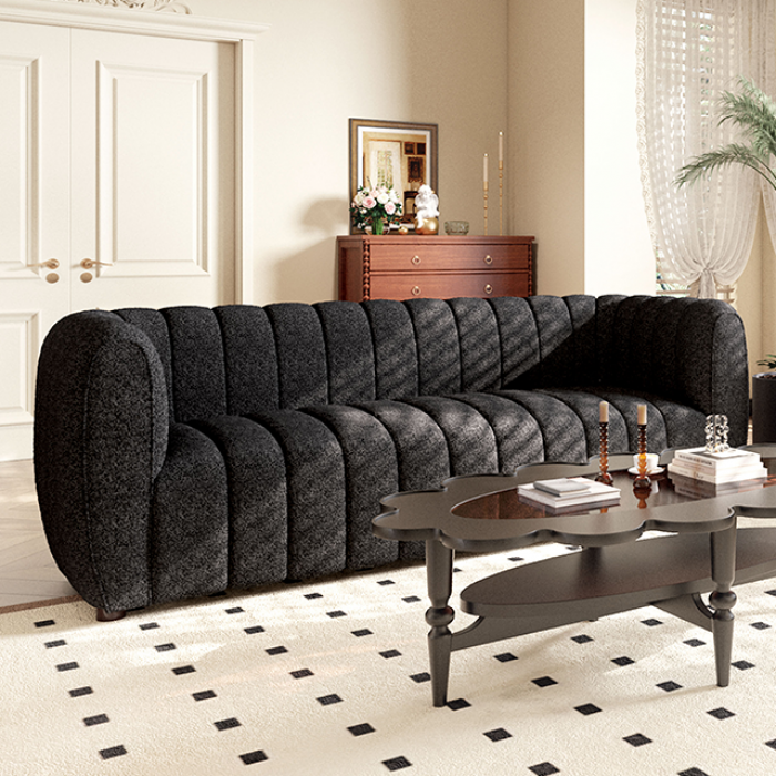 Aversa Black Sofa by Furniture of America at Eve Furniture