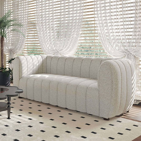 Aversa Off-White Sofa & Loveseat by Furniture of America at Eve Furniture