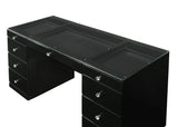 Avery Black Vanity Set w/LED Mirror