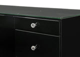 Avery Black Vanity Set w/LED Mirror