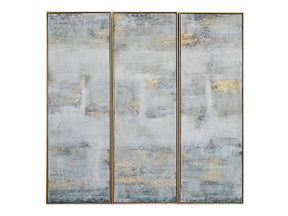 Avery Gold/Blue Canvas by Crestview at Eve Furniture