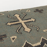 Avery I Multi Colored Upholstered Patterned Seat Accent Bench by Mercana at Eve Furniture