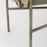 Avery I Multi Colored Upholstered Patterned Seat Accent Bench by Mercana at Eve Furniture