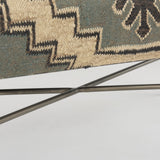 Avery I Multi Colored Upholstered Patterned Seat Accent Bench by Mercana at Eve Furniture