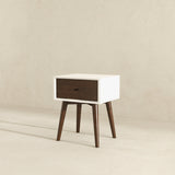 Avery Mid-Century Modern Solid Wood Night Stand 1 Drawer