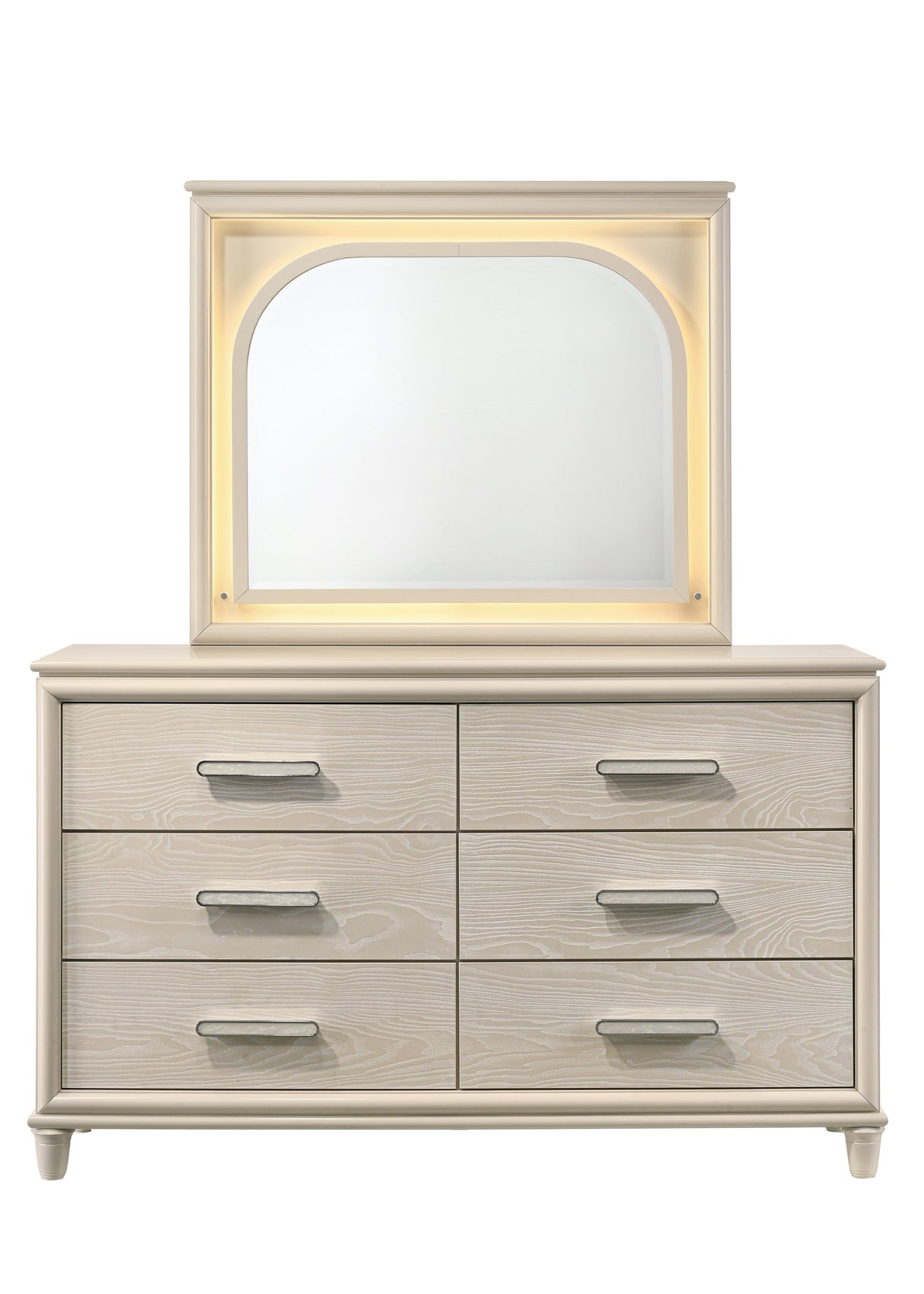 Aviana Light Brown Platform Bedroom Set by New Era Innovations at Eve Furniture