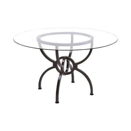 Aviano Gunmetal Dining Table Base