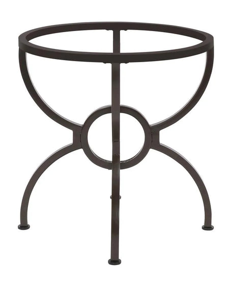 Aviano Gunmetal Dining Table Base by Coaster at Eve Furniture