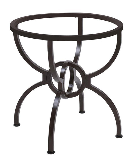 Aviano Gunmetal Dining Table Base by Coaster at Eve Furniture