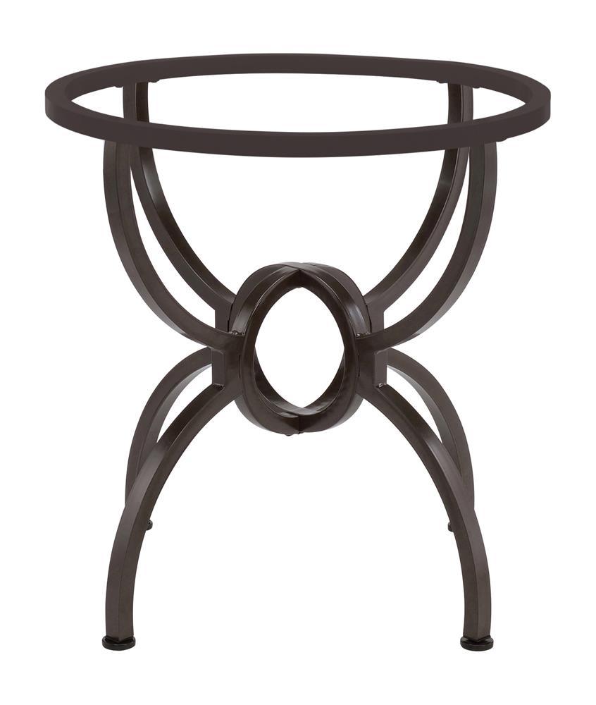 Aviano Gunmetal Dining Table Base by Coaster at Eve Furniture