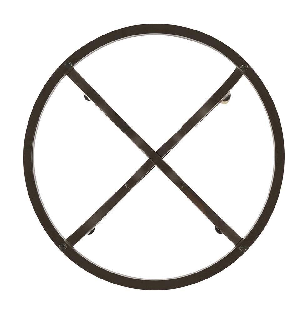 Aviano Gunmetal Dining Table Base by Coaster at Eve Furniture