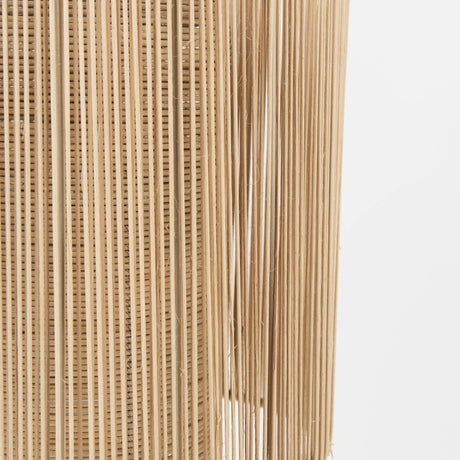 Aviario Natural Cane Cylindrical Pendant Light by Mercana at Eve Furniture