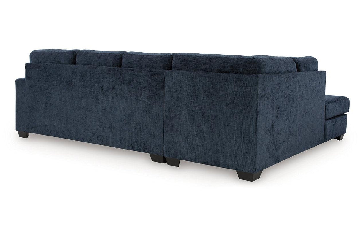 Aviemore Ink 2-Piece Left Arm Facing (LAF) Chaise Sectional by Ashley at Eve Furniture