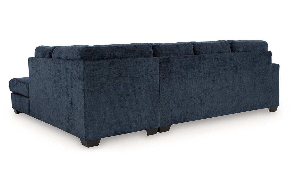 Aviemore Ink 2-Piece Right Arm Facing (RAF) Chaise Sectional by Ashley at Eve Furniture