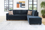 Aviemore Ink 2-Piece Right Arm Facing (RAF) Chaise Sectional by Ashley at Eve Furniture