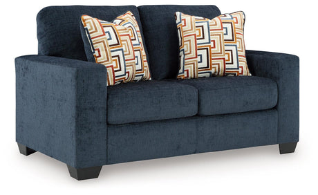 Aviemore Ink Loveseat by Ashley at Eve Furniture