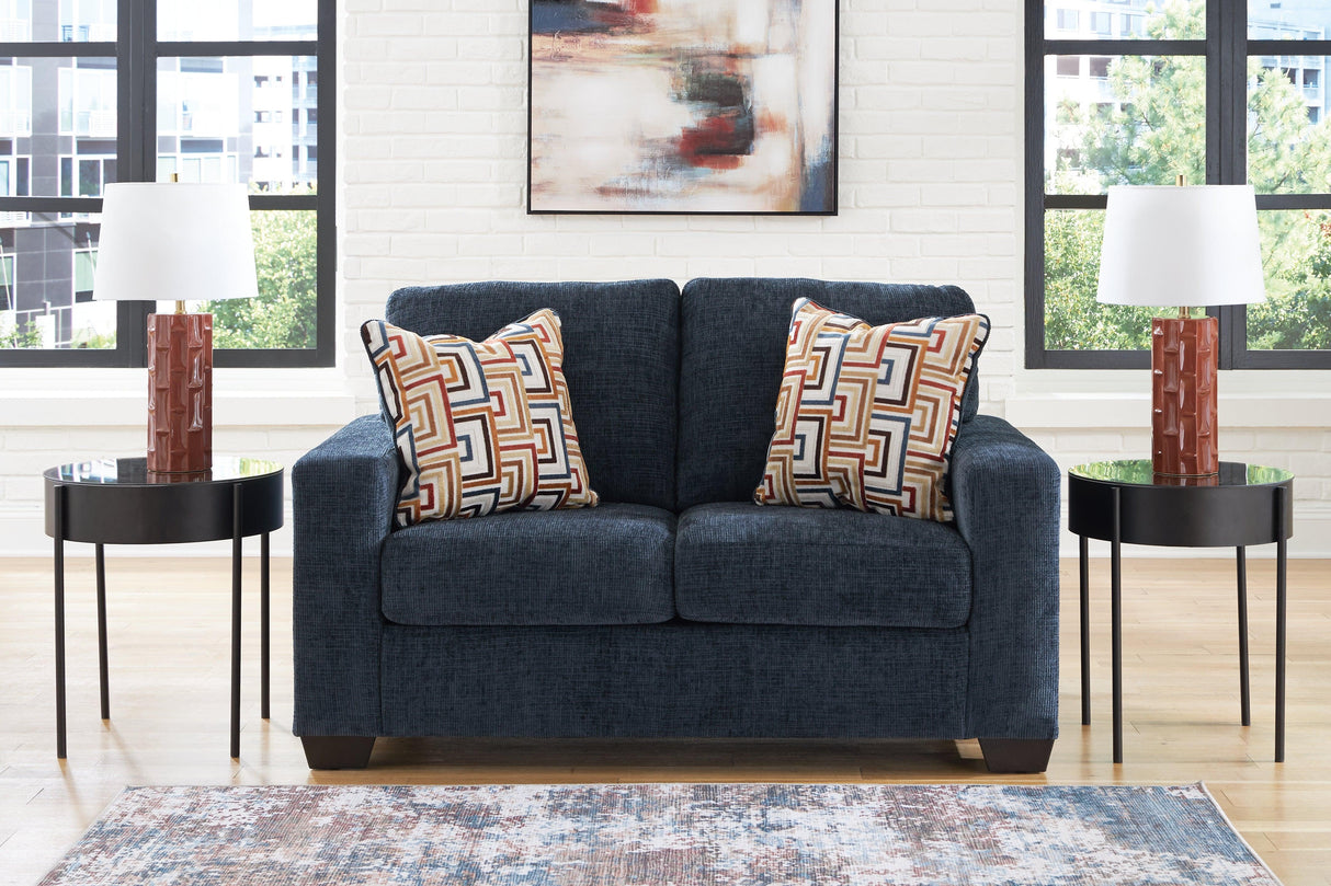 Aviemore Ink Loveseat by Ashley at Eve Furniture