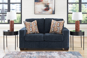 Aviemore Ink Loveseat by Ashley at Eve Furniture