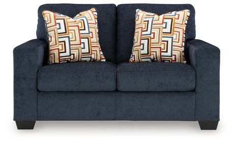 Aviemore Ink Loveseat by Ashley at Eve Furniture