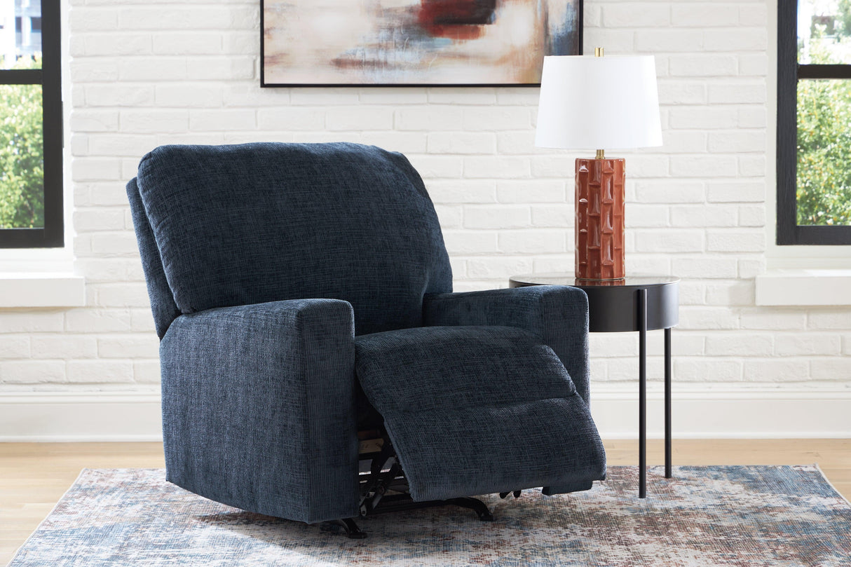 Aviemore Ink Recliner by Ashley at Eve Furniture