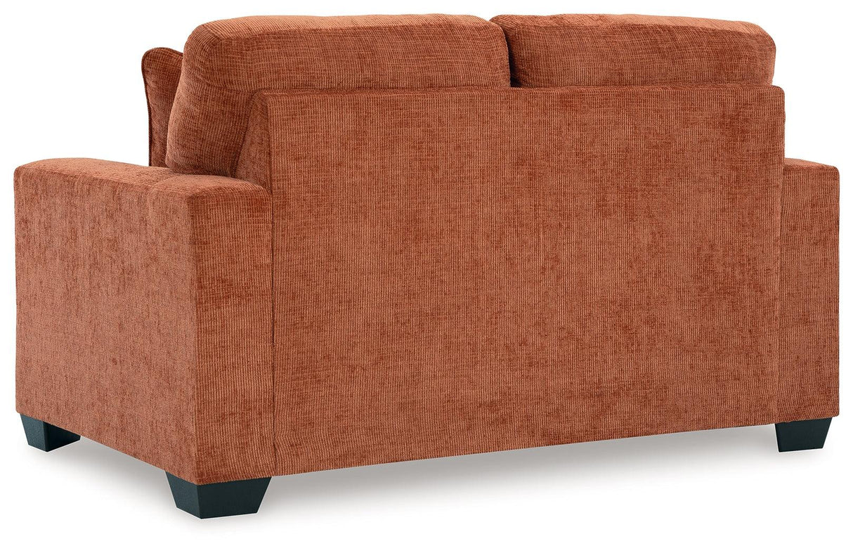 Aviemore Spice Loveseat by Ashley at Eve Furniture