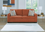 Aviemore Spice Queen Sofa Sleeper by Ashley at Eve Furniture
