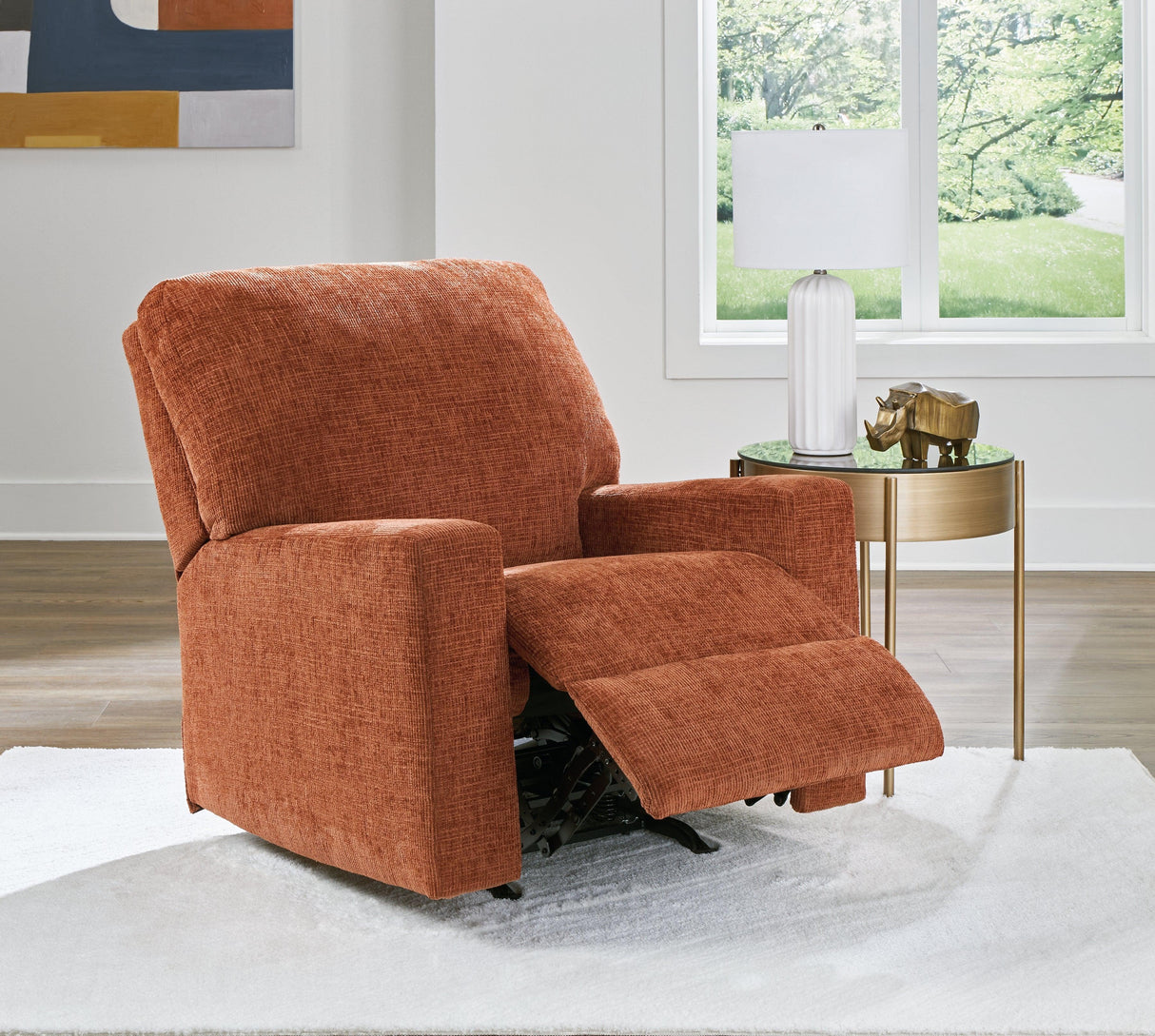 Aviemore Spice Recliner by Ashley at Eve Furniture