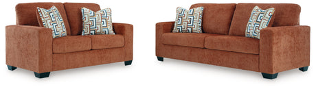 Aviemore Spice Sofa & Loveseat by Ashley at Eve Furniture