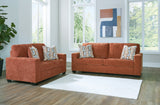 Aviemore Spice Sofa & Loveseat by Ashley at Eve Furniture