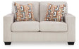 Aviemore Stone Loveseat by Ashley at Eve Furniture