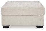 Aviemore Stone Oversized Accent Ottoman by Ashley at Eve Furniture
