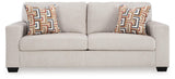 Aviemore Stone Queen Sofa Sleeper by Ashley at Eve Furniture