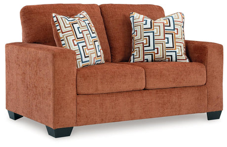 Aviemore Spice Loveseat by Ashley at Eve Furniture