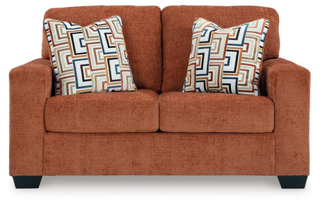 Aviemore Spice Loveseat by Ashley at Eve Furniture