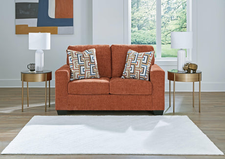 Aviemore Spice Loveseat by Ashley at Eve Furniture