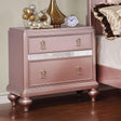 Avior Rose Gold Night Stand by Furniture of America at Eve Furniture