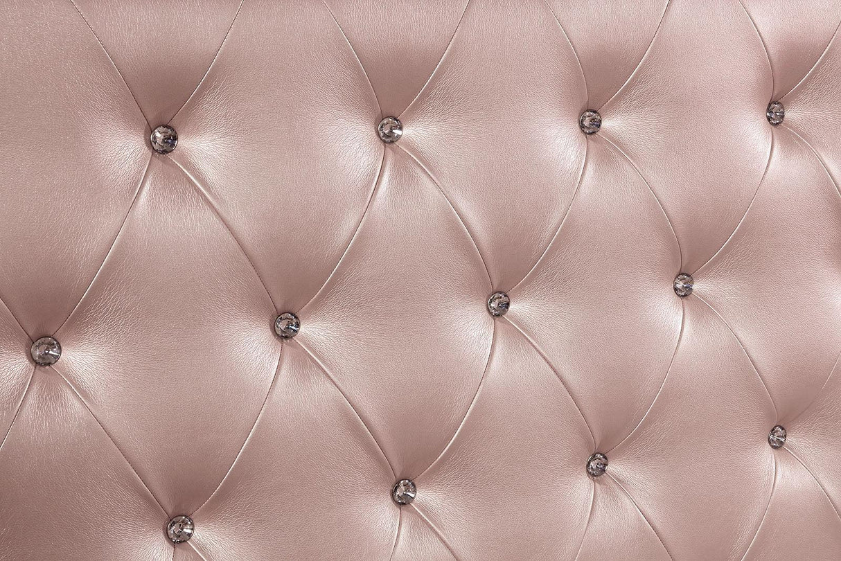 Avior Rose Gold Queen Bed by Furniture of America at Eve Furniture