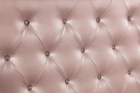 Avior Rose Gold Twin Bed by Furniture of America at Eve Furniture