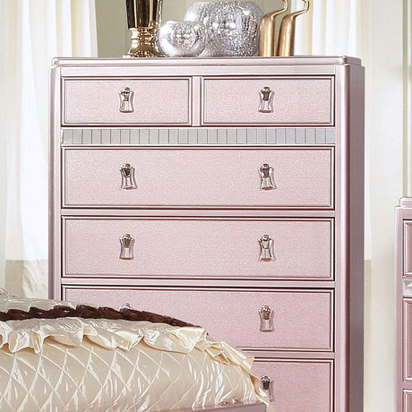 Avior Rose Gold Chest by Furniture of America at Eve Furniture