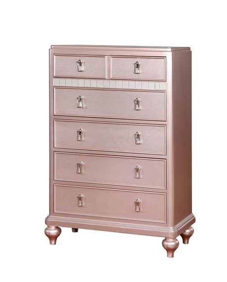 Avior Rose Gold Chest by Furniture of America at Eve Furniture