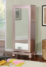 Avior Rose Gold Swivel Chest by Furniture of America at Eve Furniture