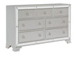 Avondale Silver Mirrored Dresser by Homelegance at Eve Furniture