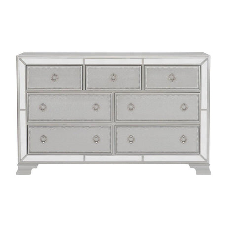 Avondale Silver Mirrored Dresser by Homelegance at Eve Furniture